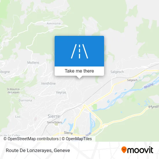 Route De Lonzerayes map