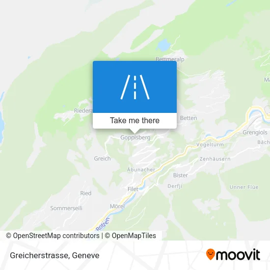 Greicherstrasse map