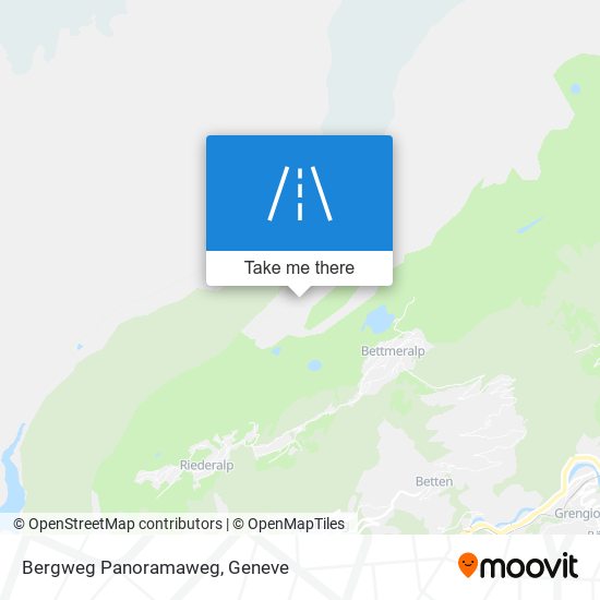 Bergweg Panoramaweg map