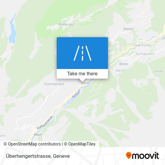 Überhengertstrasse map