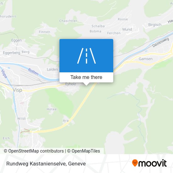 Rundweg Kastanienselve map