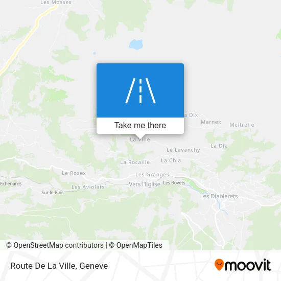 Route De La Ville map