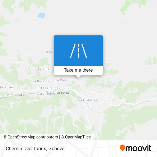 Chemin Des Torins map