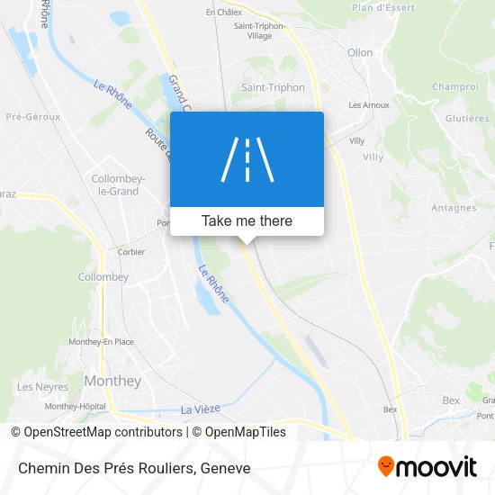 Chemin Des Prés Rouliers map