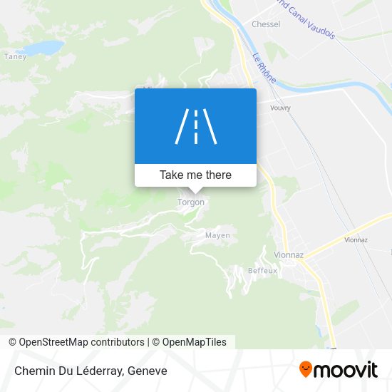 Chemin Du Léderray map