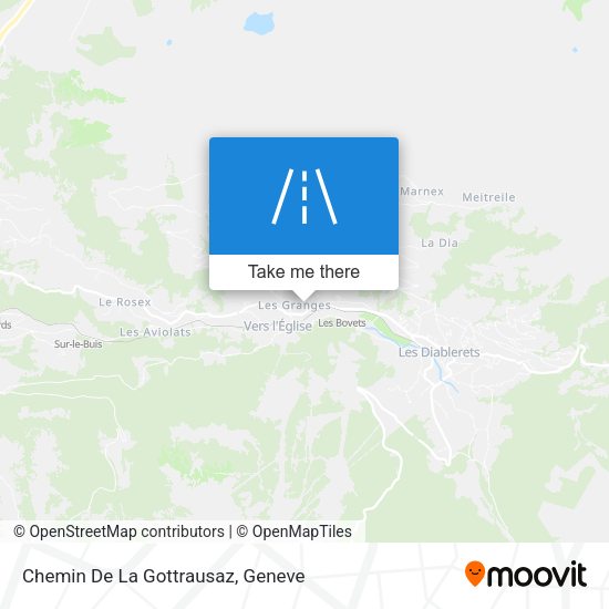 Chemin De La Gottrausaz map