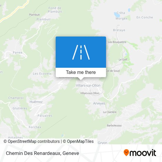 Chemin Des Renardeaux map