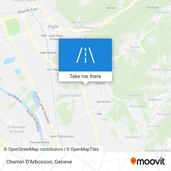 Chemin D'Arbosson map