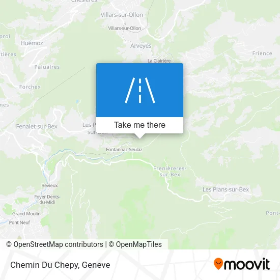 Chemin Du Chepy map