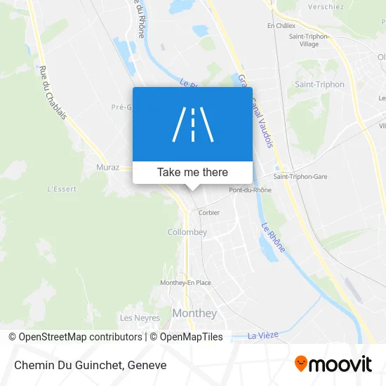 Chemin Du Guinchet map