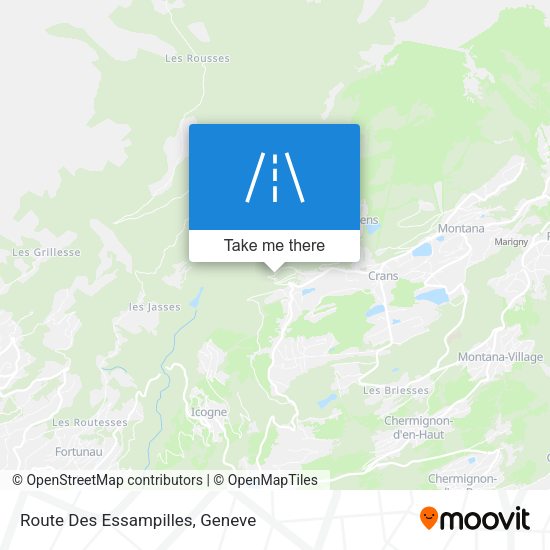 Route Des Essampilles map