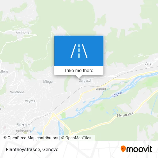 Flantheystrasse map