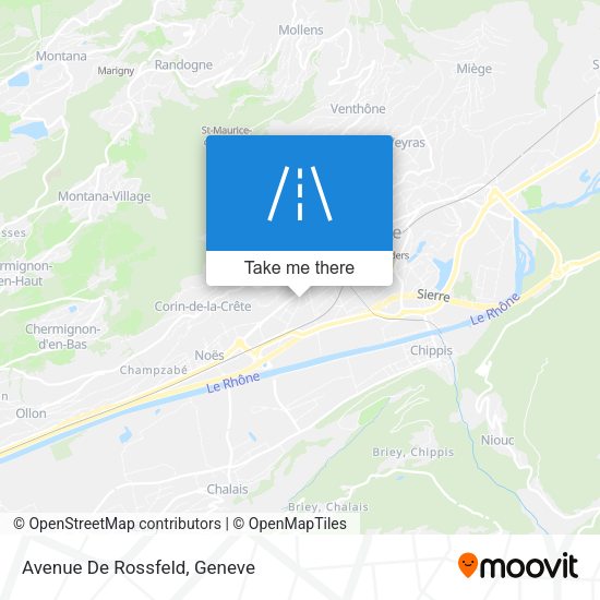 Avenue De Rossfeld map