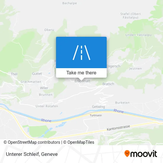 Unterer Schleif map