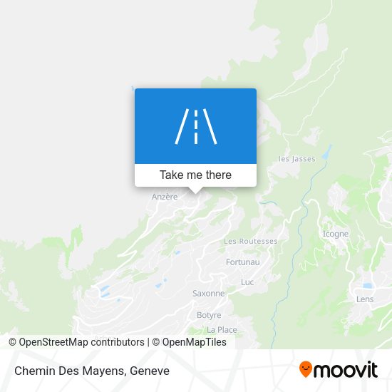 Chemin Des Mayens map