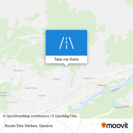 Route Des Verbes map