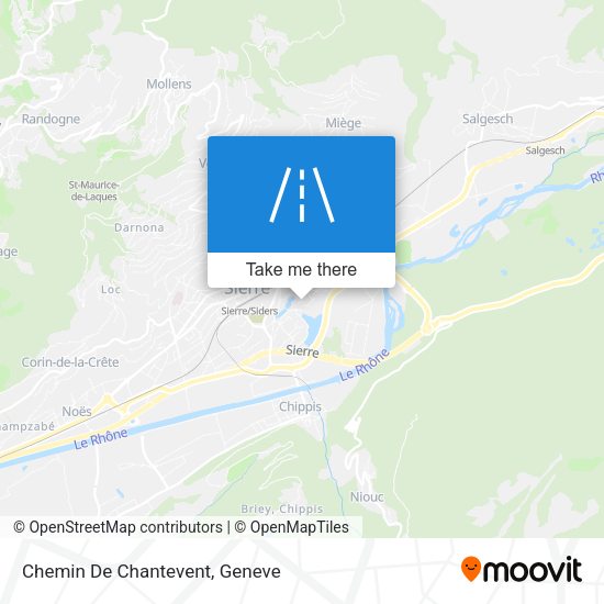 Chemin De Chantevent map