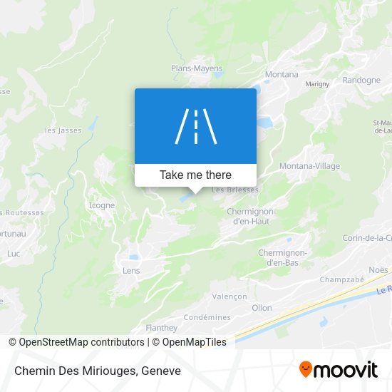 Chemin Des Miriouges map