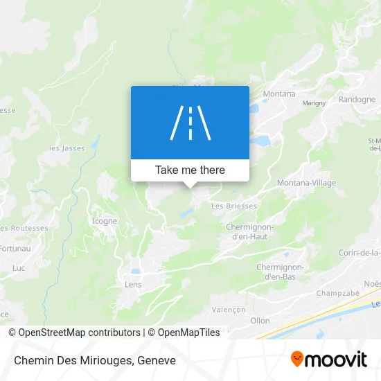 Chemin Des Miriouges map