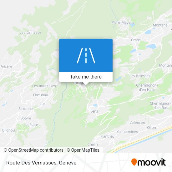 Route Des Vernasses map