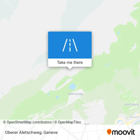 Oberer Aletschweg map