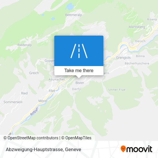 Abzweigung-Hauptstrasse map