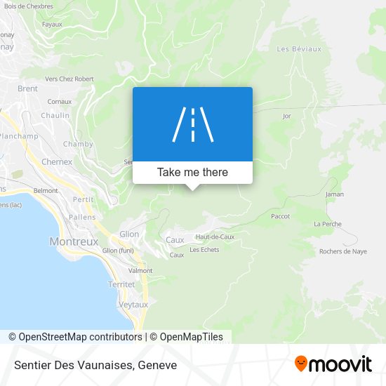 Sentier Des Vaunaises map