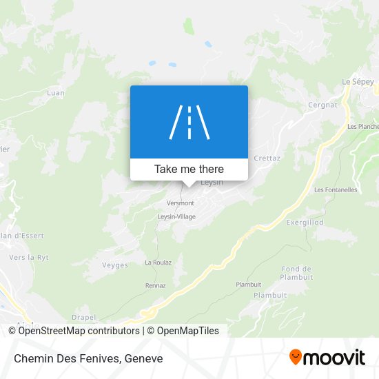 Chemin Des Fenives map