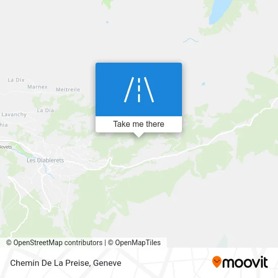 Chemin De La Preise map