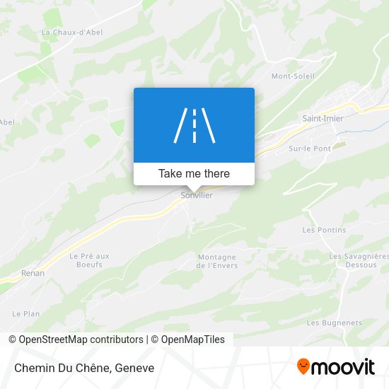 Chemin Du Chêne map