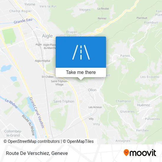 Route De Verschiez map