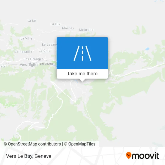 Vers Le Bay map