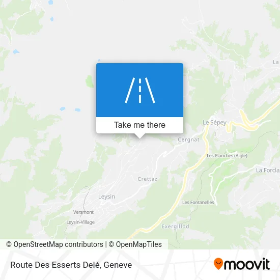 Route Des Esserts Delé map