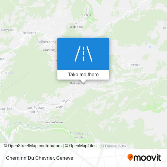 Cheminn Du Chevrier map