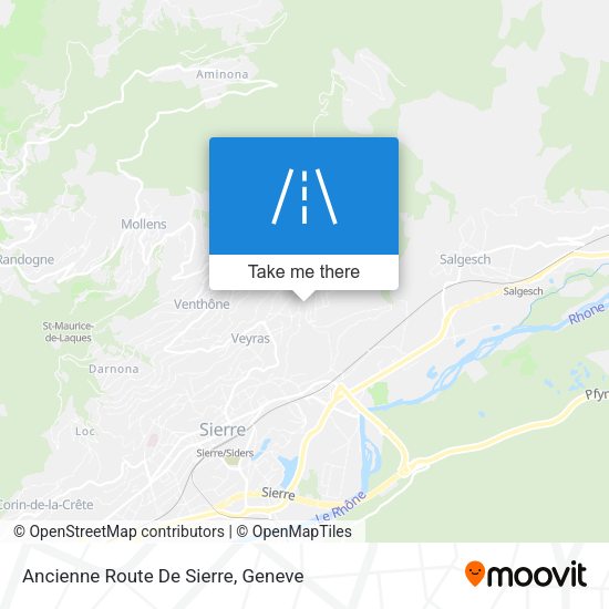 Ancienne Route De Sierre map