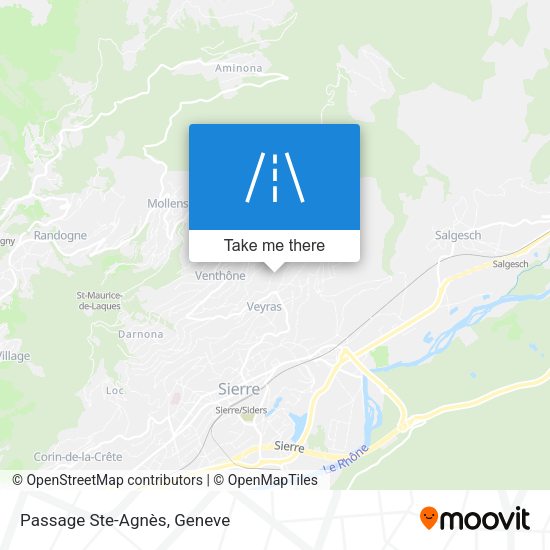 Passage Ste-Agnès map