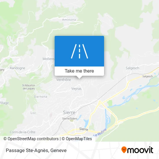 Passage Ste-Agnès map