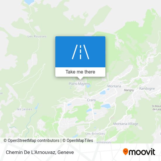 Chemin De L'Arnouvaz map