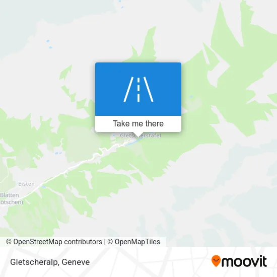 Gletscheralp map