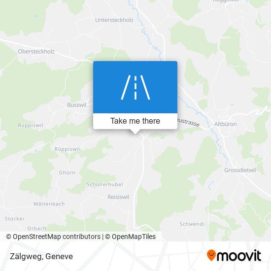 Zälgweg map