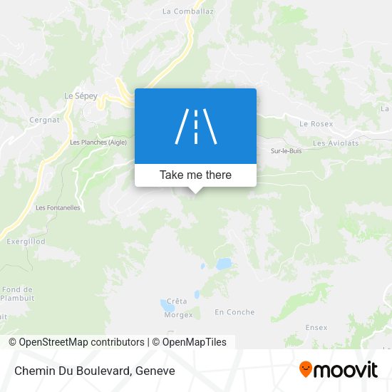 Chemin Du Boulevard map