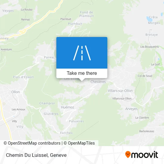 Chemin Du Luissel map