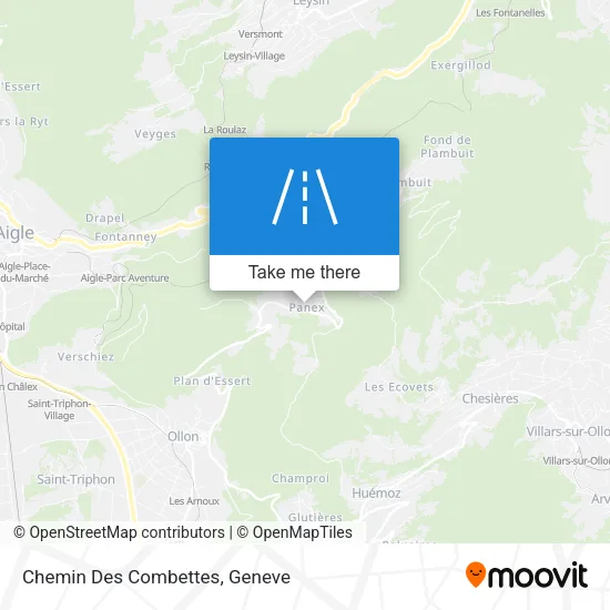 Chemin Des Combettes map
