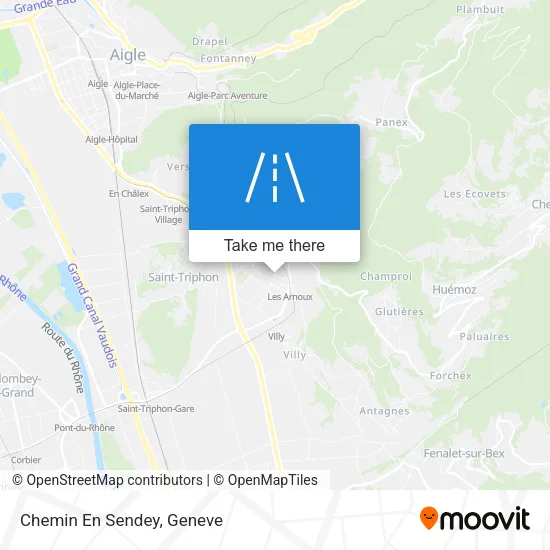 Chemin En Sendey map