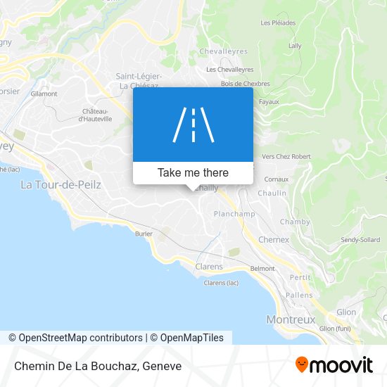 Chemin De La Bouchaz map