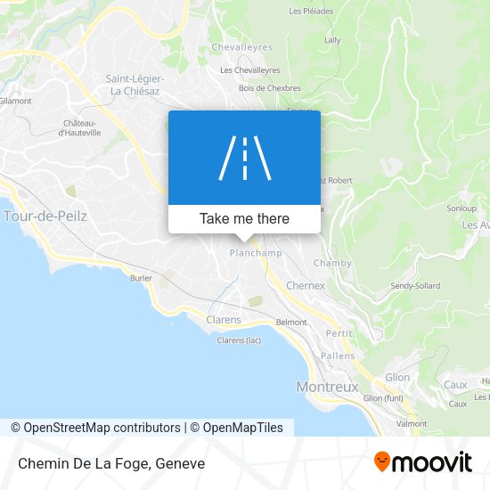Chemin De La Foge map