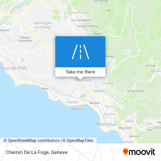 Chemin De La Foge map