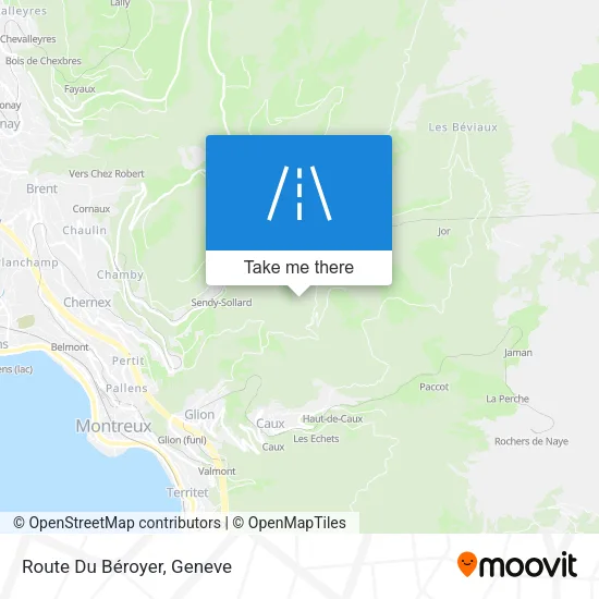 Route Du Béroyer map