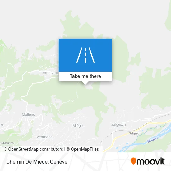Chemin De Miège map