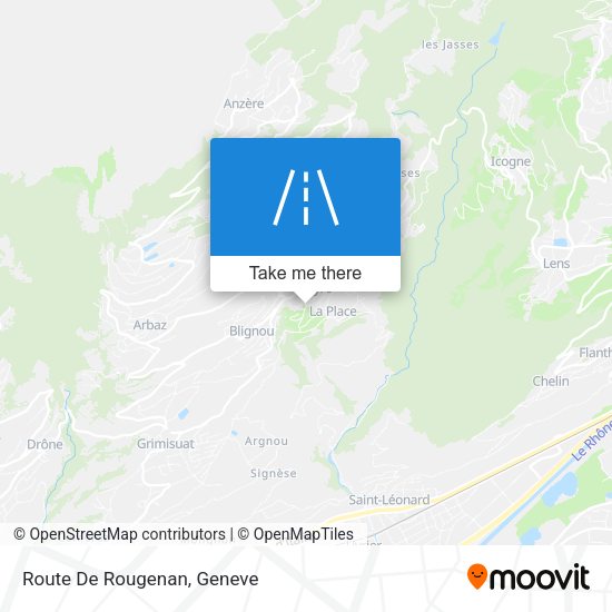 Route De Rougenan map